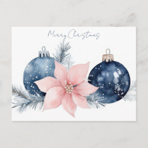 Weihnachtsgrußkarte zum Fest Postkarte