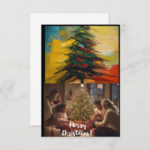 Weihnachtsgrüßkarten Dankeskarte (Vorne/Hinten)