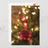 Weihnachtsgrußkarten Feiertagskarte (Vorne/Hinten)