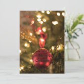 Weihnachtsgrußkarten Feiertagskarte (Stehend Vorderseite)