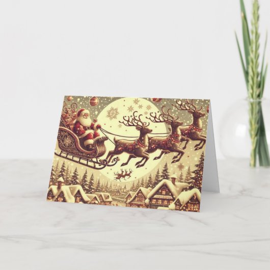 Weihnachtsgrußkarten Feiertagskarte (Vorderseite)