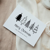 Weihnachtsgrußkarten Mitteilungskarte