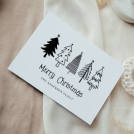 Weihnachtsgrußkarten Mitteilungskarte