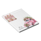 Weihnachtsgrüßkarten Notepad Notizblock (angewinkelt)