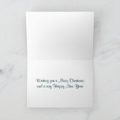 Weihnachtsgrußkarten: Tulpen Feiertagskarte (Innenseite)