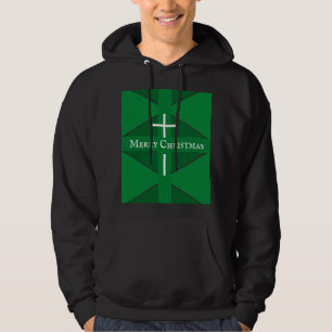 Weihnachtsgrüßkreuz Hoodie