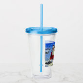 Weihnachtsgurke Acryltrinkbecher (Rechts)