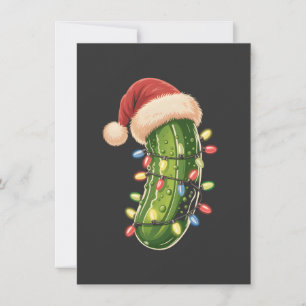Weihnachtsgurke Gurke In Xmas Licht Gurke Einladung