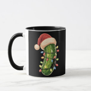 Weihnachtsgurke Gurke In Xmas Licht Gurke Tasse