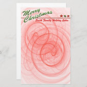 Weihnachtsgürtel Briefpapier (Vorne/Hinten)