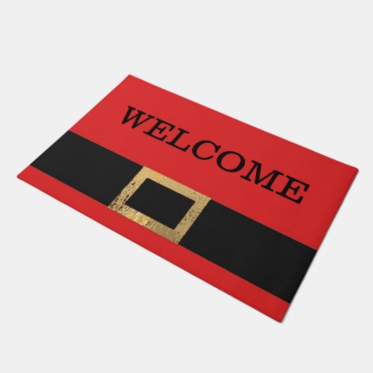 Weihnachtsgürtel Doormat Fußmatte (Schrägansicht)