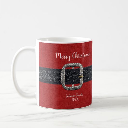 Weihnachtsgürtel frohe Weihnachten Kaffeetasse (Links)