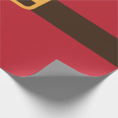 Weihnachtsgürtel Geschenkpapier (Ecke)