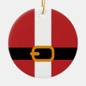 Weihnachtsgürtel Keramikornament (Vorne)