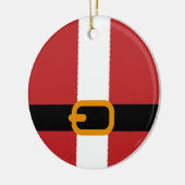 Weihnachtsgürtel Keramikornament (Links)