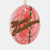 Weihnachtsgürtel Keramikornament (Rechts)