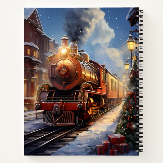 Weihnachtsgürtel Notizblock (Rückseite)