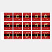 Weihnachtsgürtel Weihnachten Individuell Personali Etiketten (Blatt)