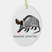 Weihnachtsgürteltier Keramik Ornament (Rechts)