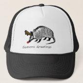 Weihnachtsgürteltier Truckerkappe (Vorderseite)