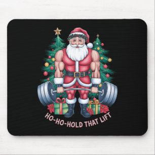 Weihnachtsgymnasium trainiert Ho-ho-hold, dass Mousepad