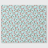Weihnachtsgymnastik Geschenkpapier (Flach)