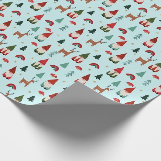 Weihnachtsgymnastik Geschenkpapier (Ecke)