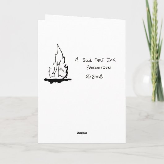 WeihnachtsHacker Feiertagskarte (Rückseite)