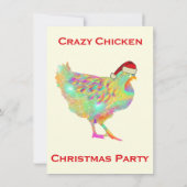 Weihnachtshahn und Hühnerparty (Rückseite)