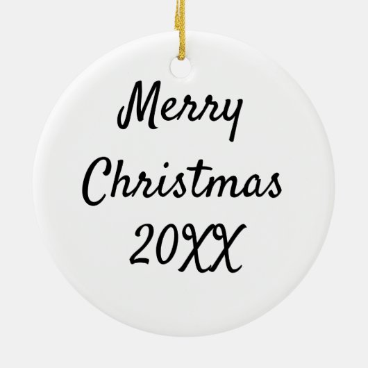 Weihnachtshähnchen * Buff Orpington Keramik Ornament (Hinten)