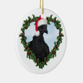 Weihnachtshähnchen * Svart Hona Keramik Ornament (Rechts)