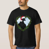 Weihnachtshähnchen * Svart Hona T-Shirt (Vorderseite)