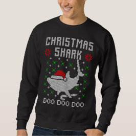Weihnachtshai Doo Doo Doo Funny Santa Ugi Sweatshirt