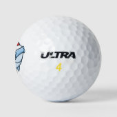 Weihnachtshai Golfball (Logo)