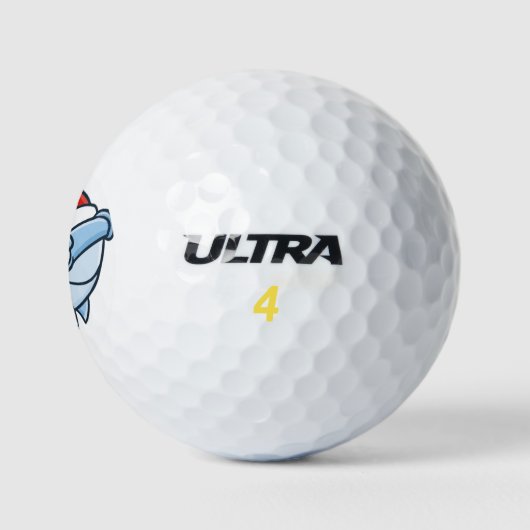 Weihnachtshai Golfball (Logo)