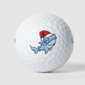 Weihnachtshai Golfball (Vorderseite)