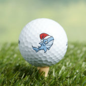 Weihnachtshai Golfball (Insitu T-Shirt)