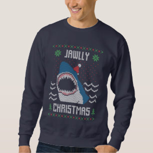 Weihnachtshai hässlichen Pullover Sweatshirt