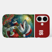 Weihnachtshai in Tarnung - Küstenvibes Case-Mate iPhone Hülle (Rückseite (Horizontal))