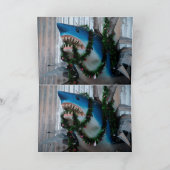 Weihnachtshai-Karte Feiertagskarte (Innenseite)