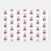 Weihnachtshai - Nicht öffnen Geschenkpapier Set (Vorderseite)