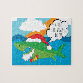 Weihnachtshai Puzzle