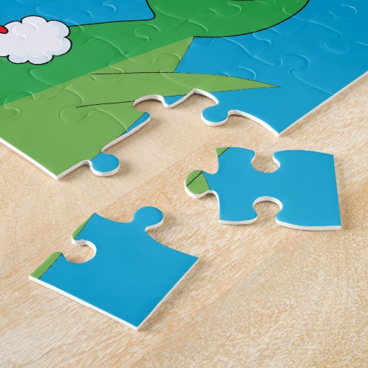 Weihnachtshai Puzzle (Seite)