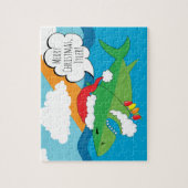 Weihnachtshai Puzzle (Vertikal)