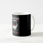 Weihnachtshai Ugly Weihnachten Kaffeetasse (VorderseiteRechts)