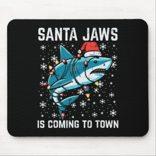 Weihnachtshai Weihnachtsmänner Weihnachtsmänner Ju Mousepad