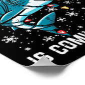 Weihnachtshai Weihnachtsmänner Weihnachtsmänner Ju Poster (Ecke)