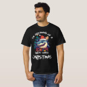Weihnachtshai Weihnachtsmannmütze Xmas Santa Jaws  T-Shirt (Vorne ganz)