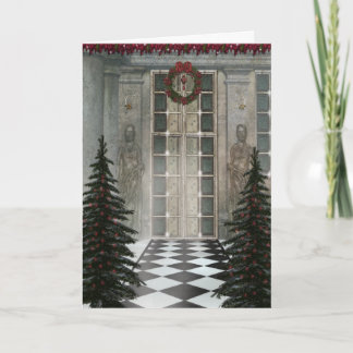 Weihnachtshall-Karte Feiertagskarte