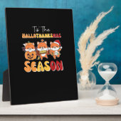 WeihnachtsHalloween Das Hallothanksmas Jahreszeit Fotoplatte (Seite)